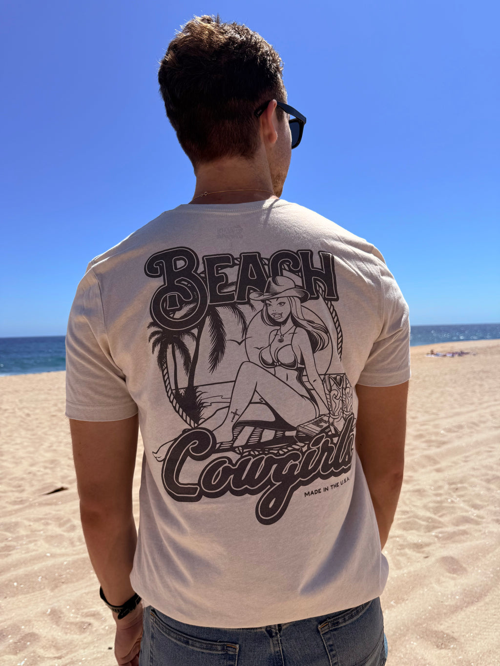 Men's Beach Cowgirls One Color Logo Tee | Beach Cowgirls