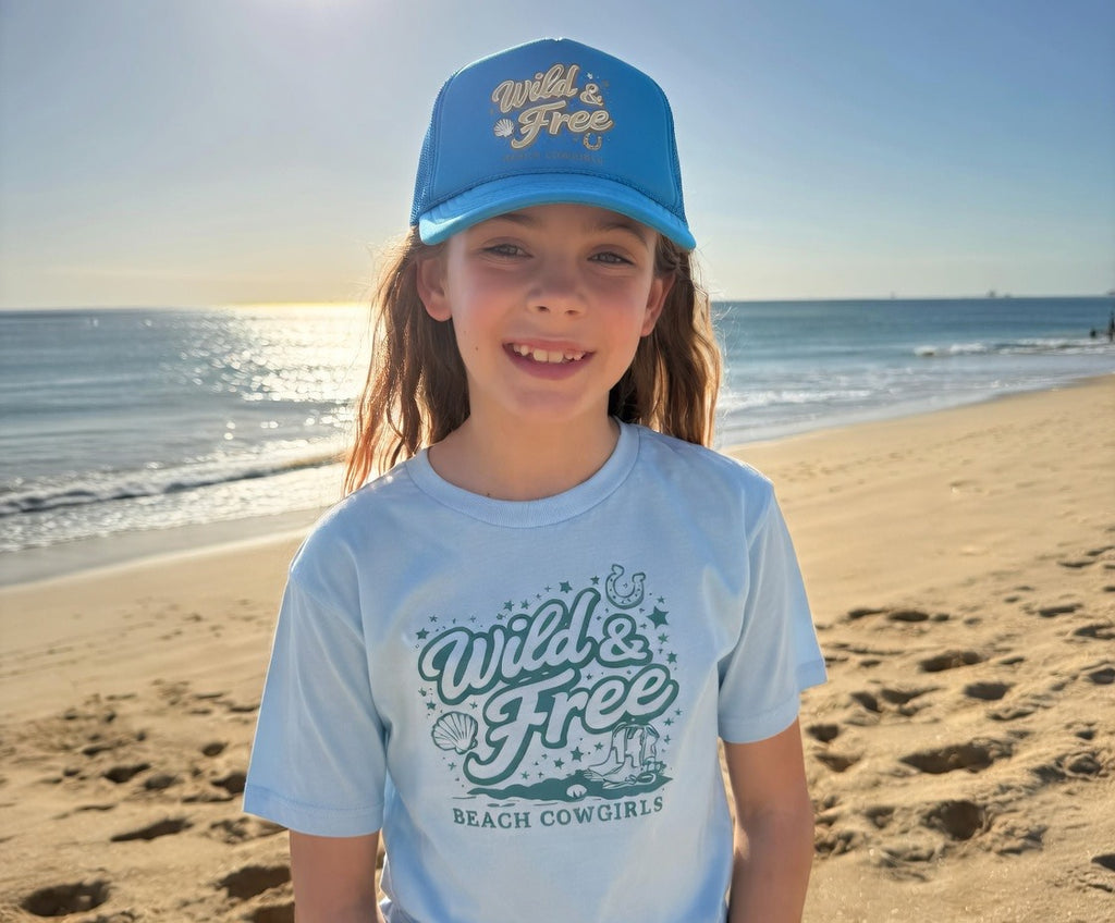 Wild & Free Youth Trucker Hat