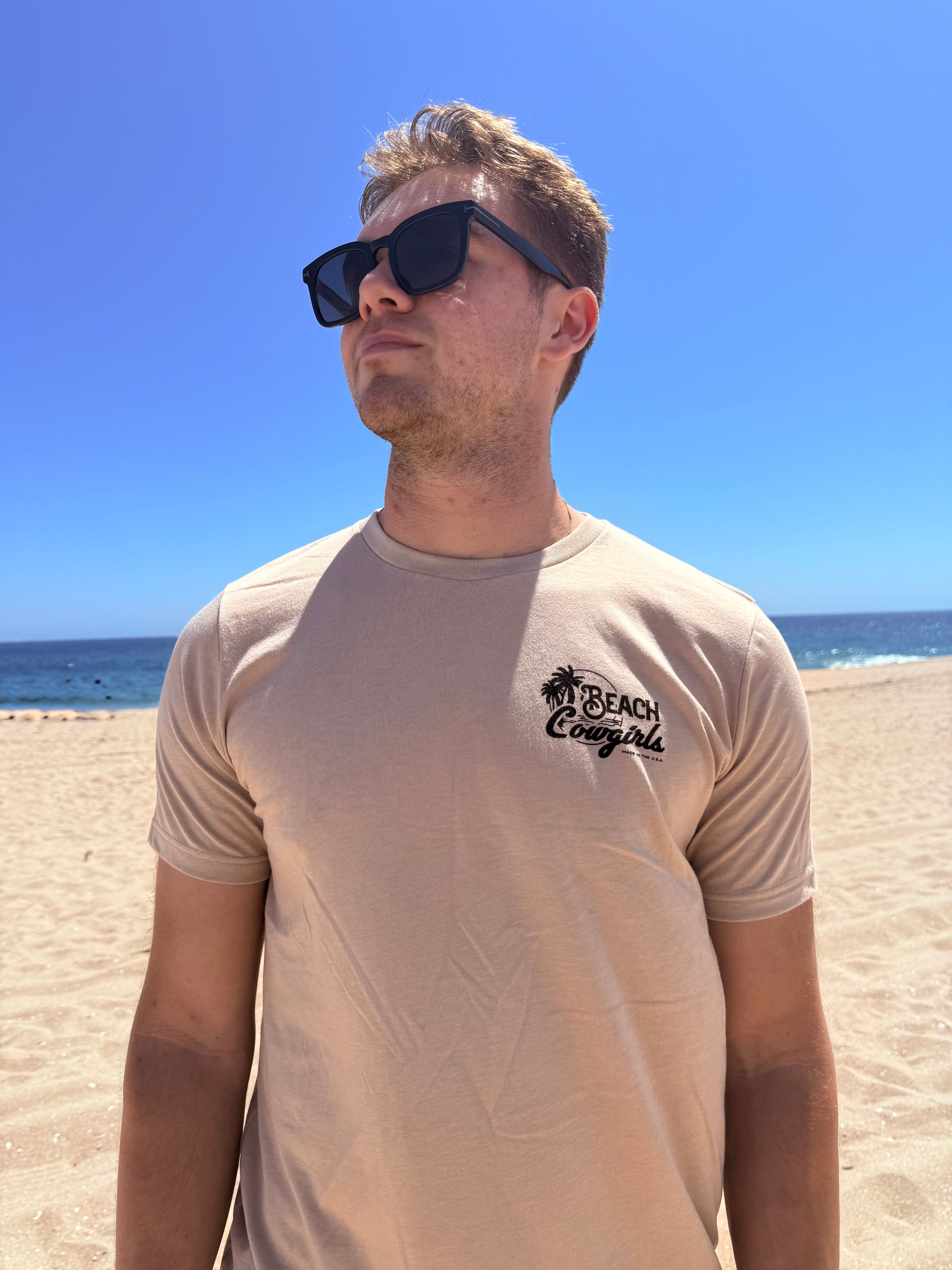 Men's Beach Cowgirls One Color Logo Tee | Beach Cowgirls