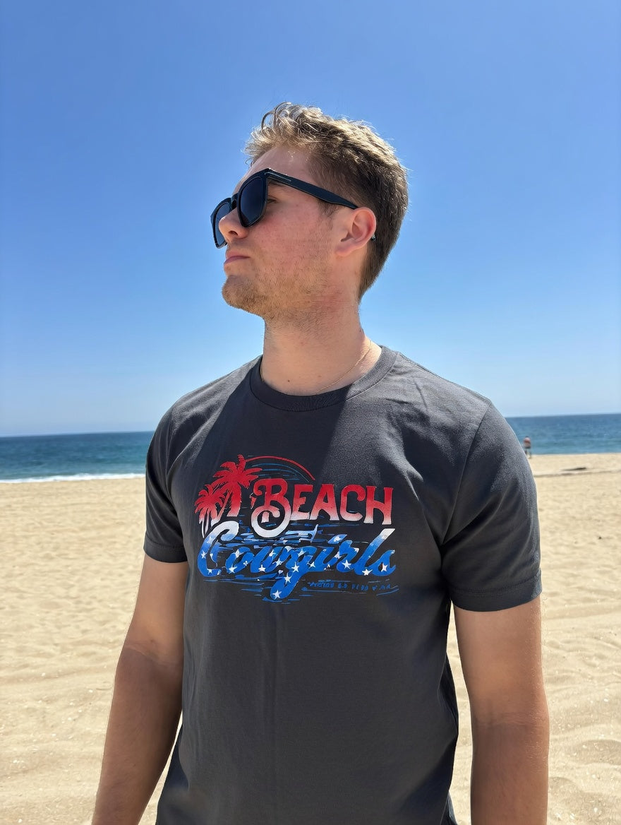 All-American Coastal Graphic T-Shirt for Men + Women | Beach Cowgirls