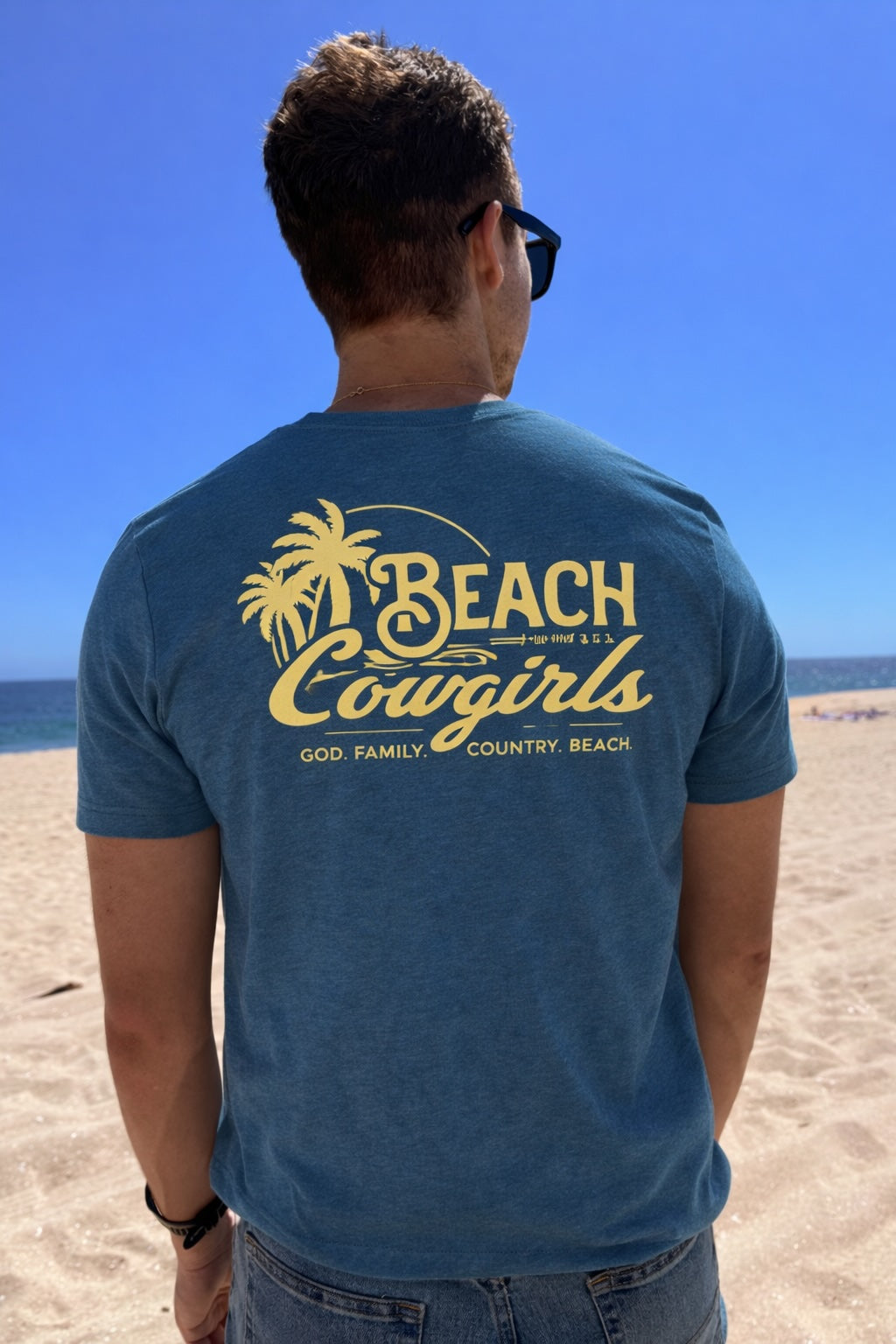 Beach Cowgirls Mens T-Shirt