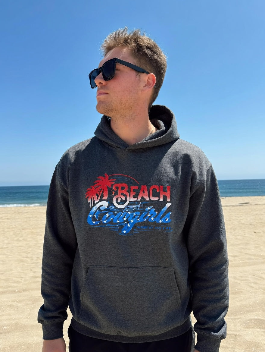 All-American Coastal Graphic Graphic Hoodie for Men+ Women | Beach Cowgirls