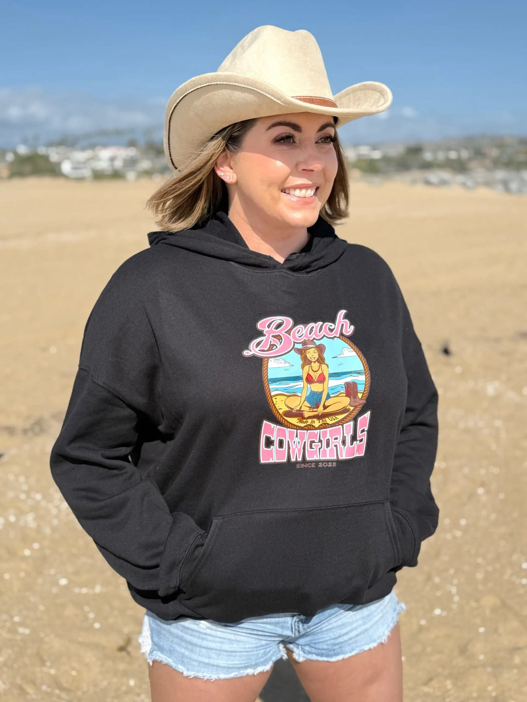 coastal hoodie for women relaxed fit beach outfit