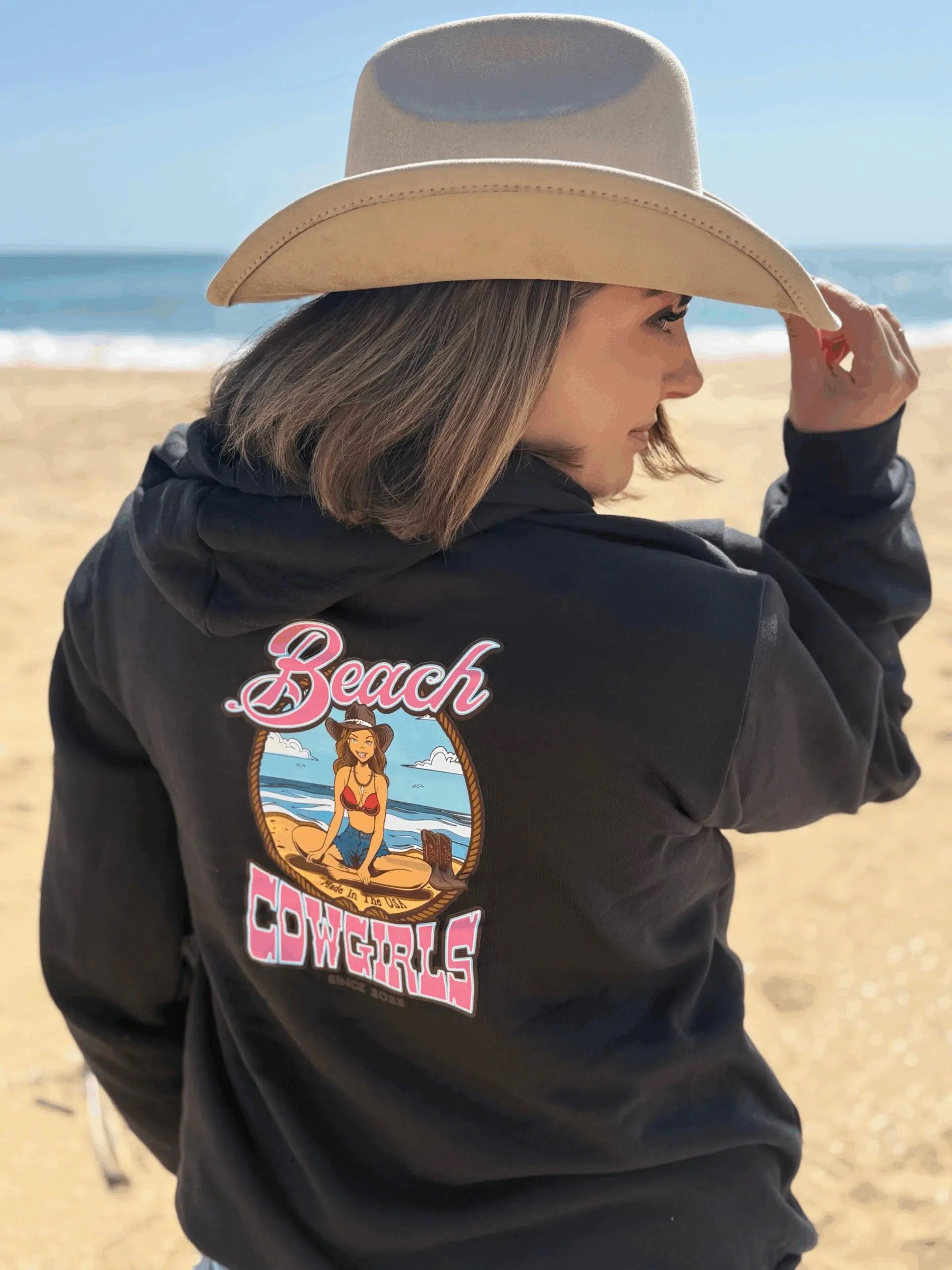 coastal zip up hoodie for women casual outfit