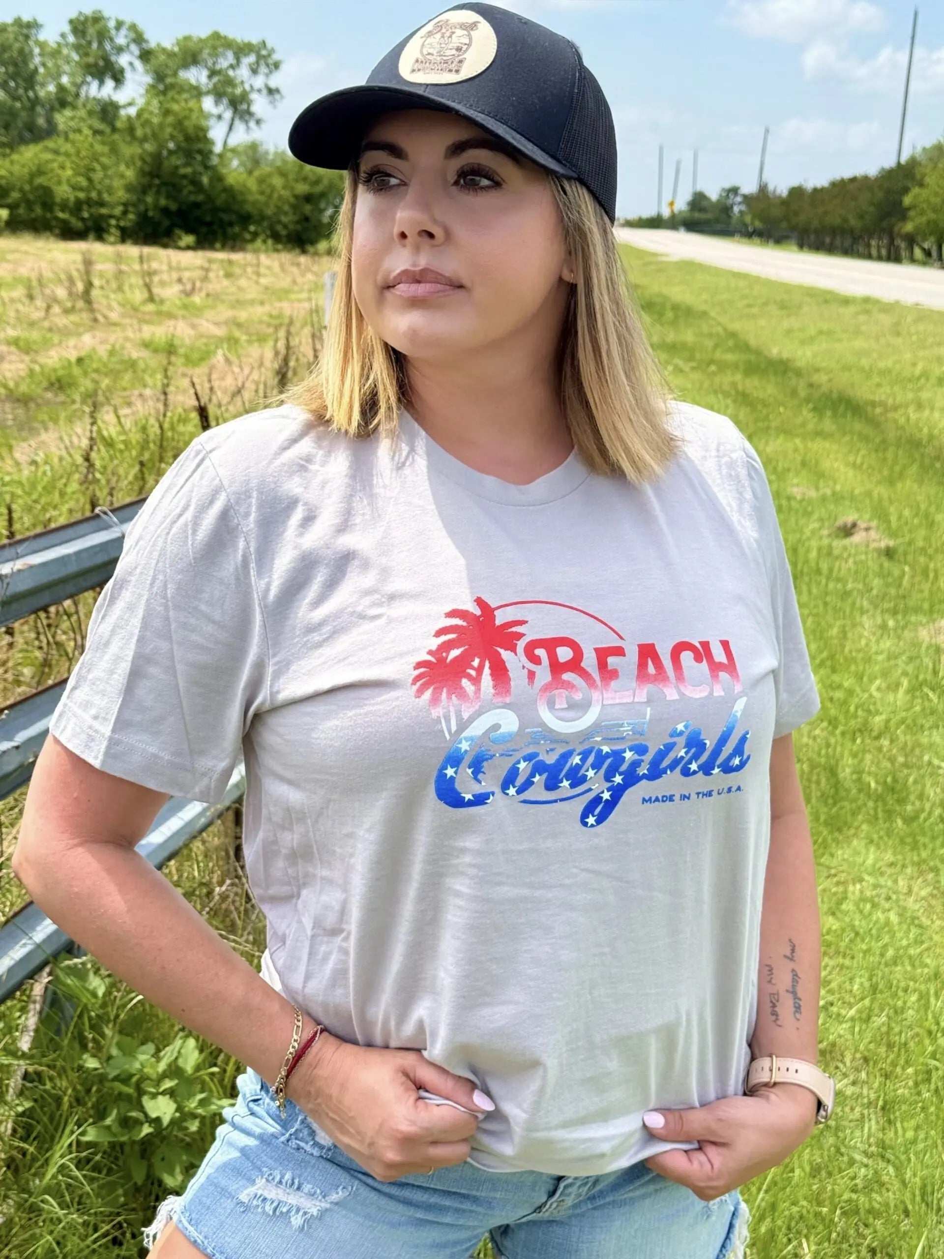All-American Coastal Graphic T-Shirt for Men + Women | Beach Cowgirls