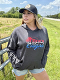 All-American Coastal Graphic Hoodie - Perfect Blend of Comfort and Style