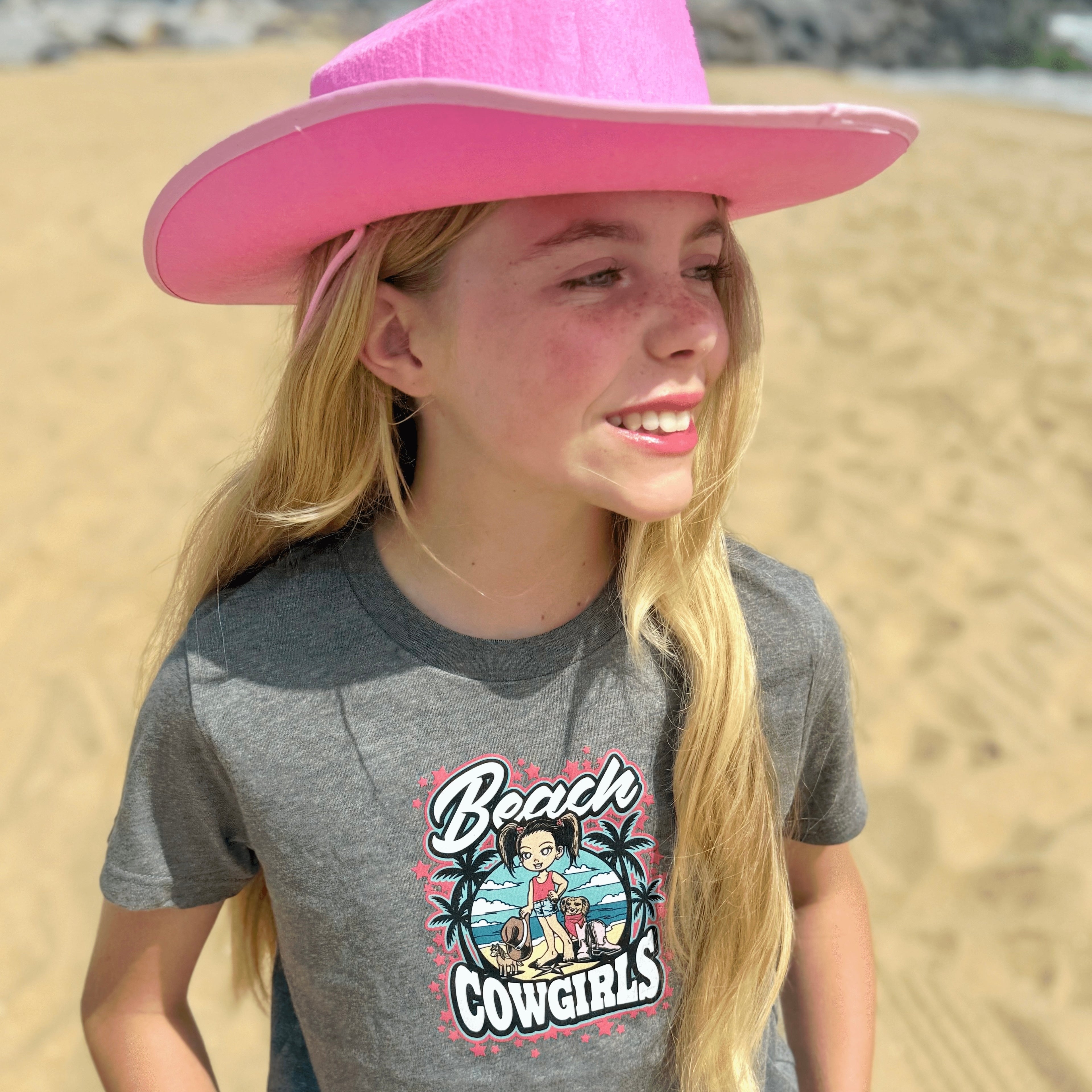 Beach Cowgirls Youth Tee