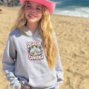 Beach Cowgirls Youth Hoodie