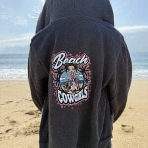 Beach Cowgirls Toddler Zip-Up Hoodie