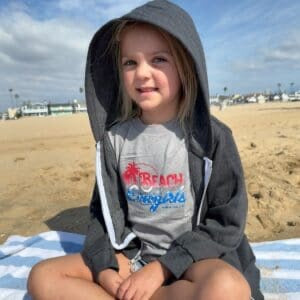 Beach Cowgirls Toddler Zip-Up Hoodie