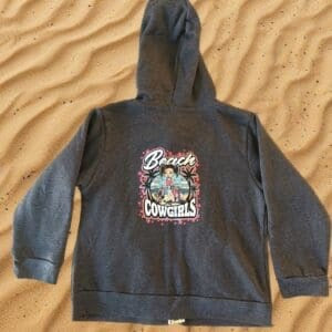 Beach Cowgirls Toddler Zip-Up Hoodie