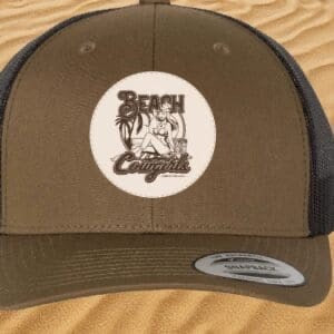 Beach Cowgirls Men's Retro Trucker Hat