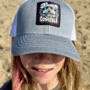 Beach Cowgirls Youth Retro Trucker Hat
