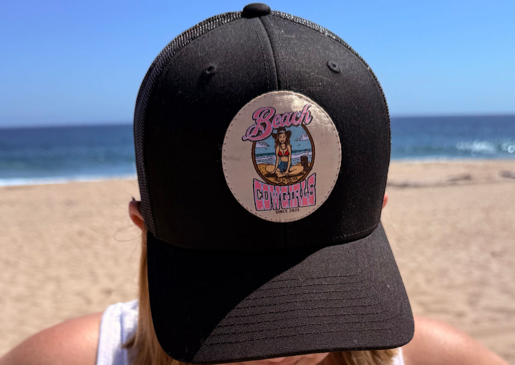 Beach Cowgirls Retro Trucker Hat