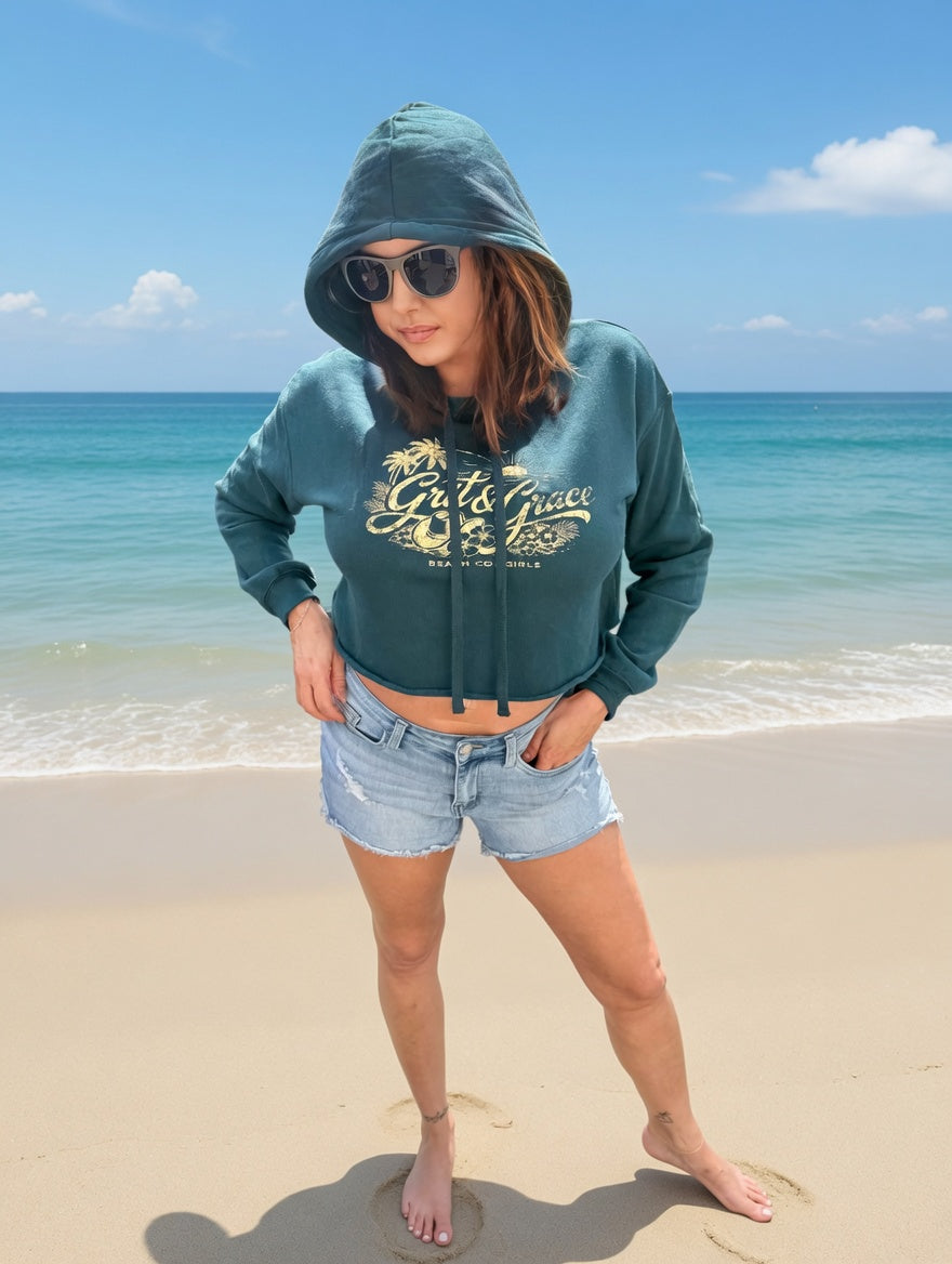 Grit & Grace Women's Cropped Hoodie