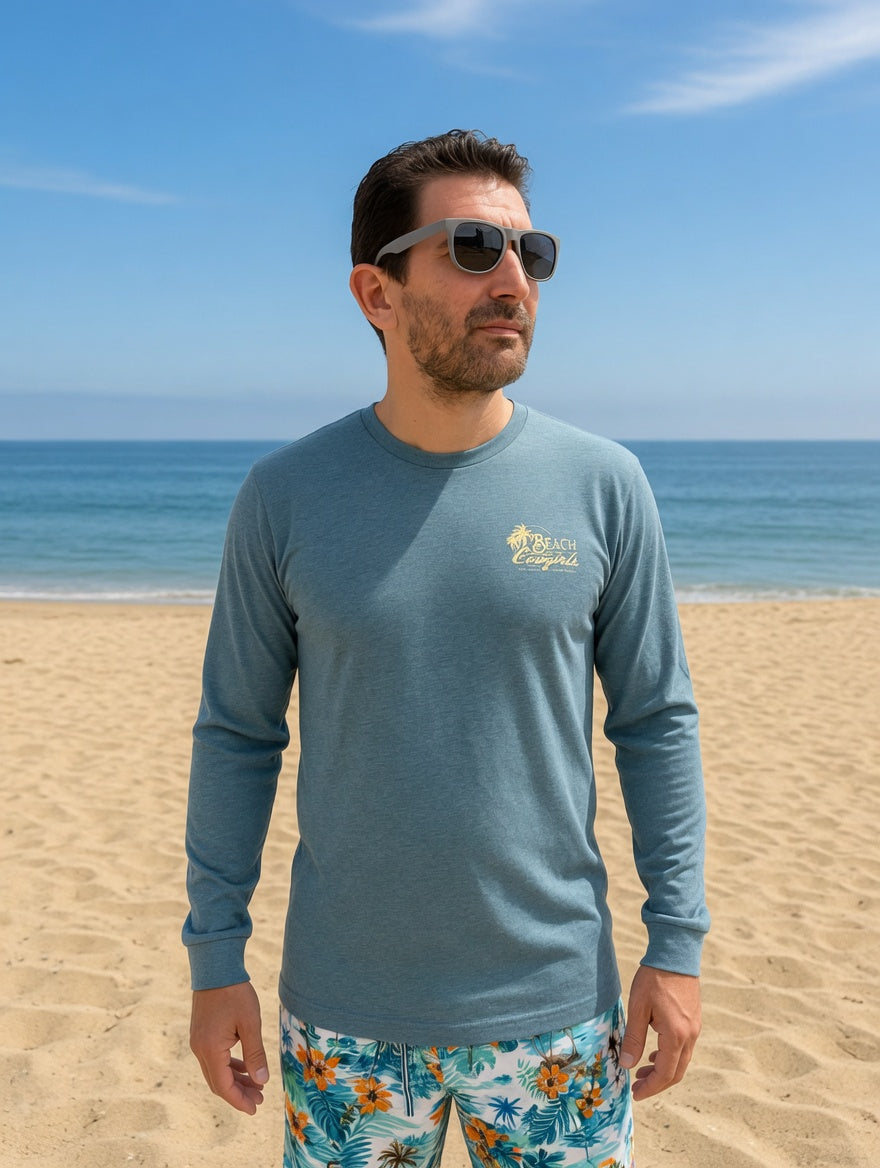 Beach Cowgirls Men's Long Sleeve T-shirt