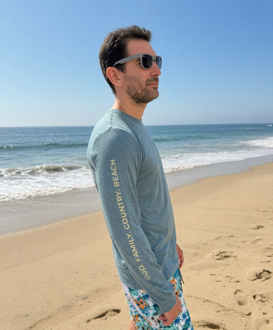 Beach Cowgirls Men's Long Sleeve T-shirt