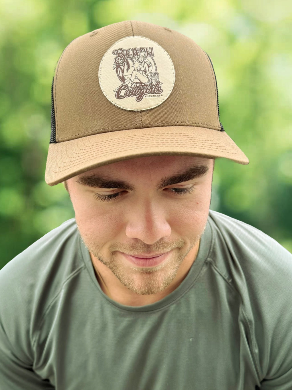 Beach Cowgirls Men's Retro Trucker Hat