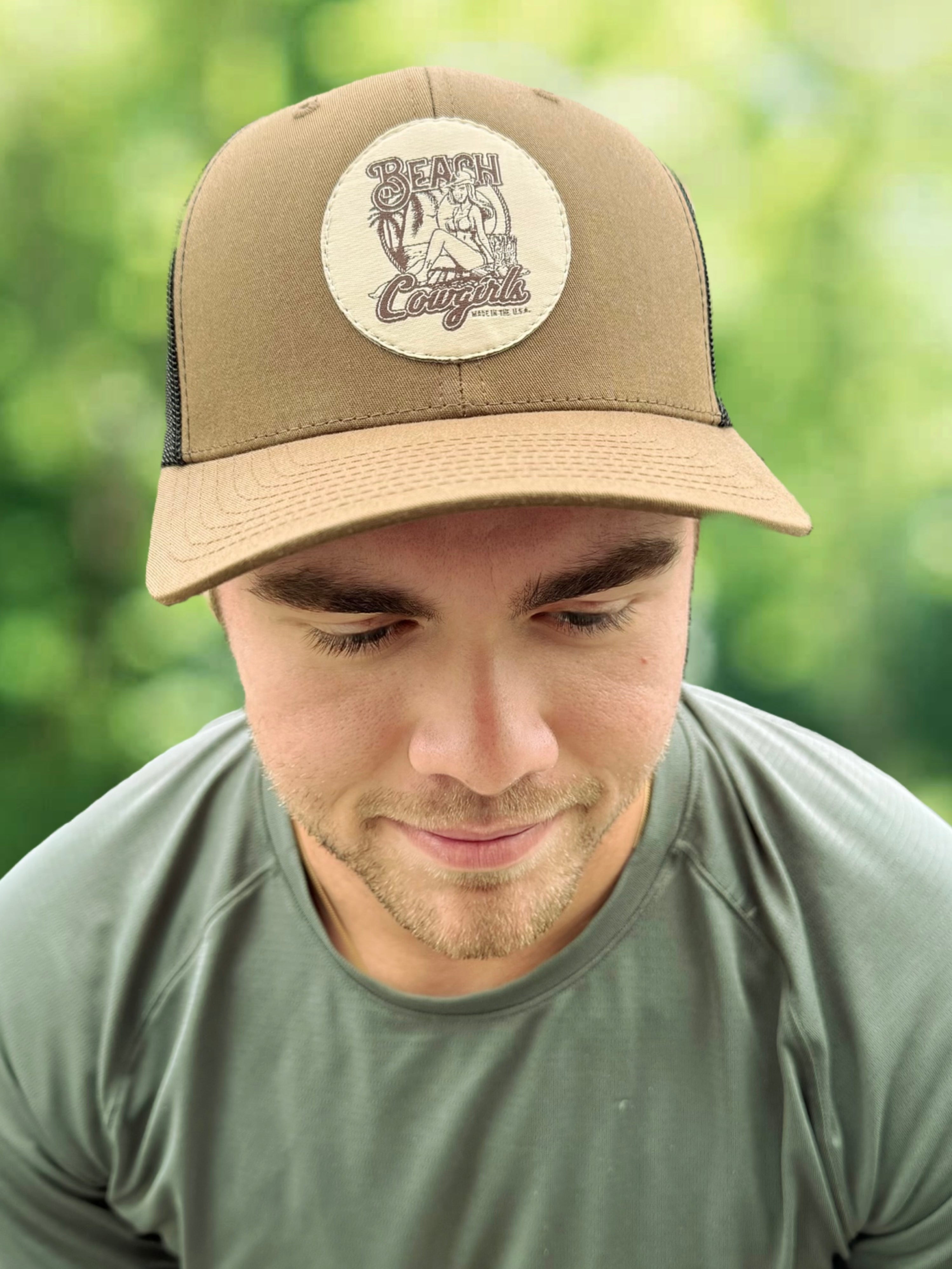 Beach Cowgirls Men's Retro Trucker Hat
