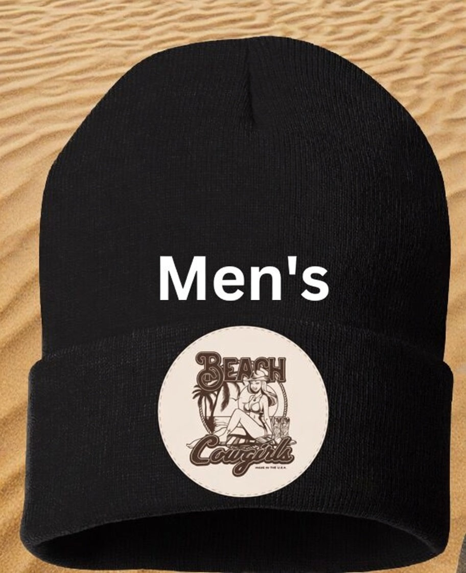 Beach Cowgirls Beanie Women & Men – One Color Logo