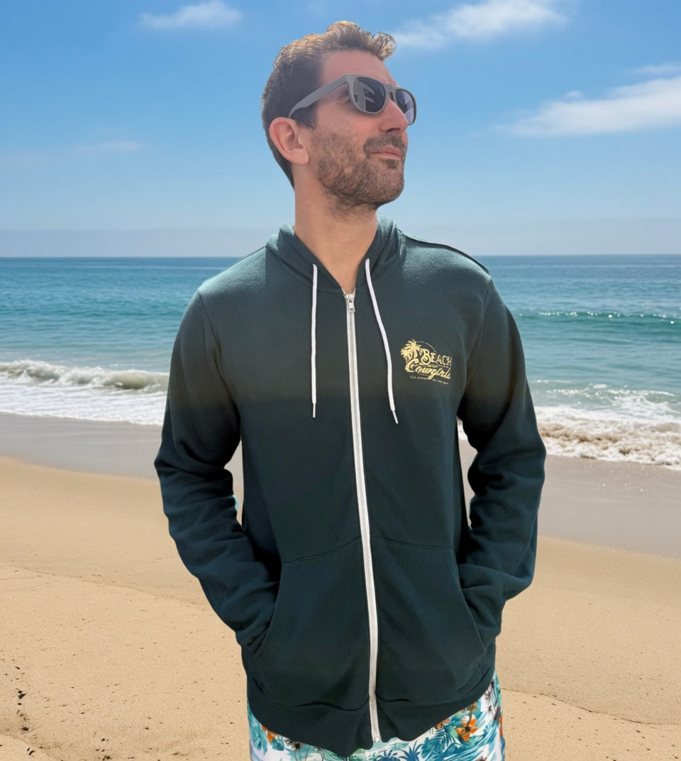 Beach Cowgirls Zip-up Hoodie