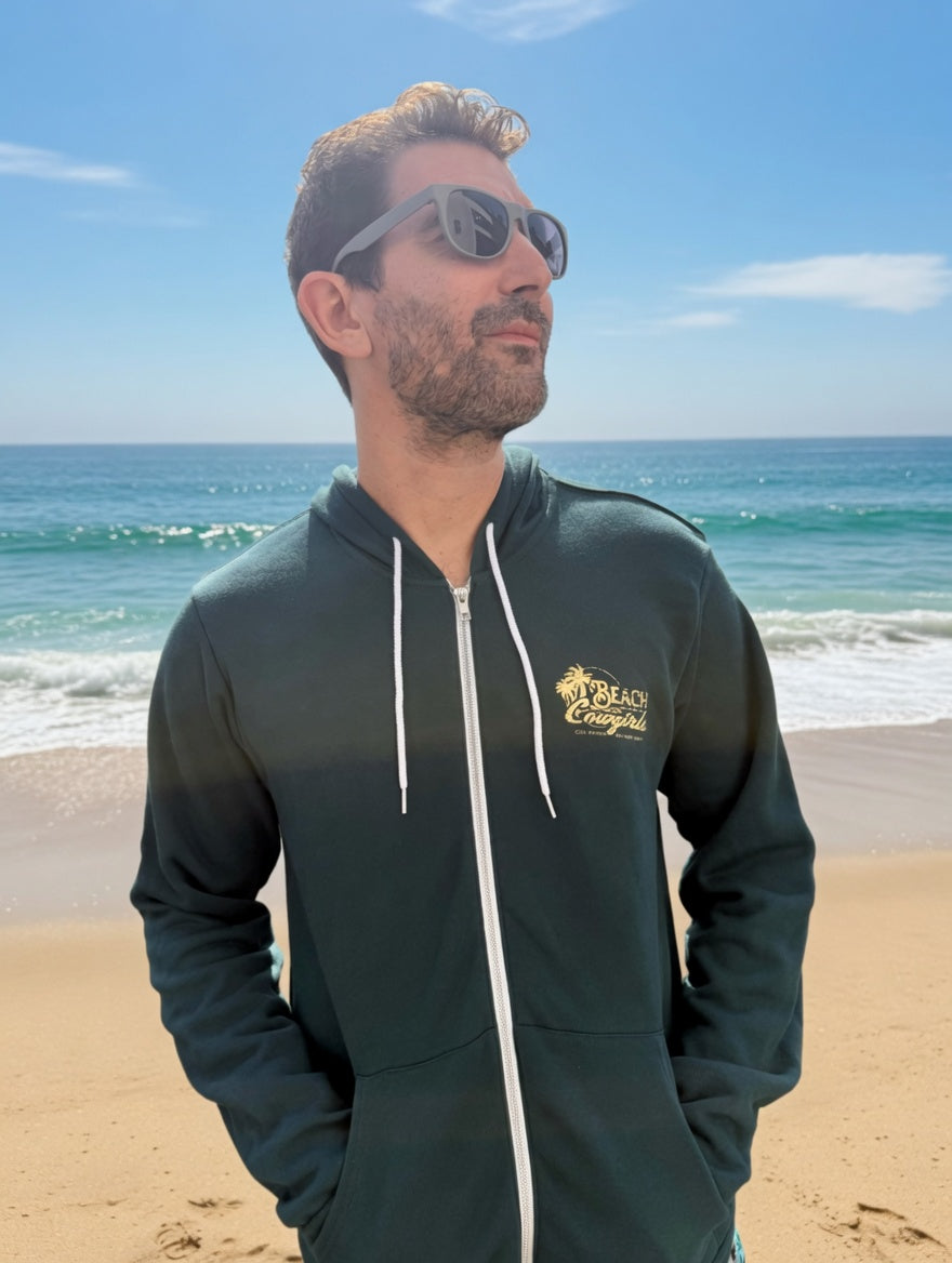 Beach Cowgirls Zip-up Hoodie