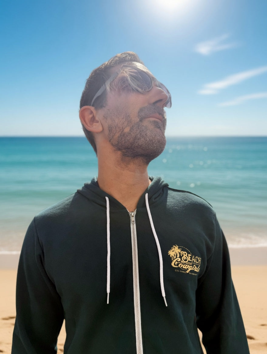 Beach Cowgirls Zip-up Hoodie